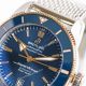 GF Superclone Breitling Superocean Heritage II Rose Gold&Blue Dial Mesh Strap (4)_th.jpg